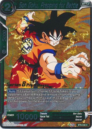 Son Goku, Prepping for Battle (Malicious Machinations) [BT8-046_PR]