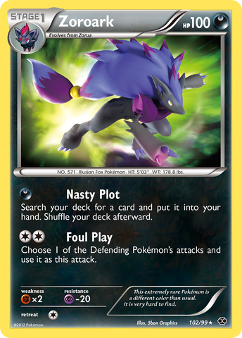 Zoroark (102/99) [Noir et Blanc : Prochaines Destinées] 