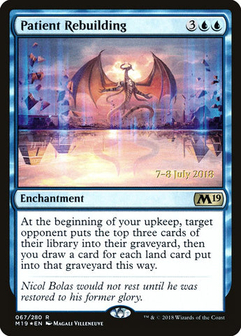 Patient Rebuilding  (Prerelease) [Core Set 2019 Prerelease Promos]