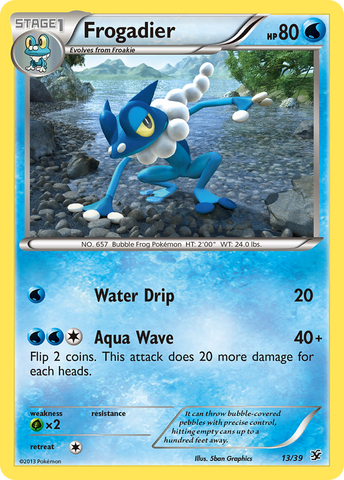 Frogadier (13/39) [XY : Kit de démarrage Kalos] 