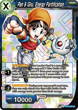 Pan & Giru, Energy Fortification (Uncommon) [BT13-033]