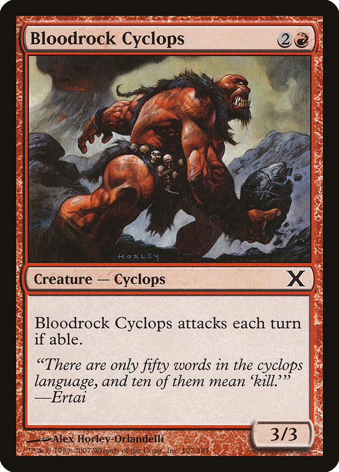 Bloodrock Cyclops [décima edición] 