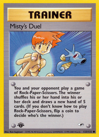 Duelo de Misty (123/132) [Gym Heroes 1st Edition] 