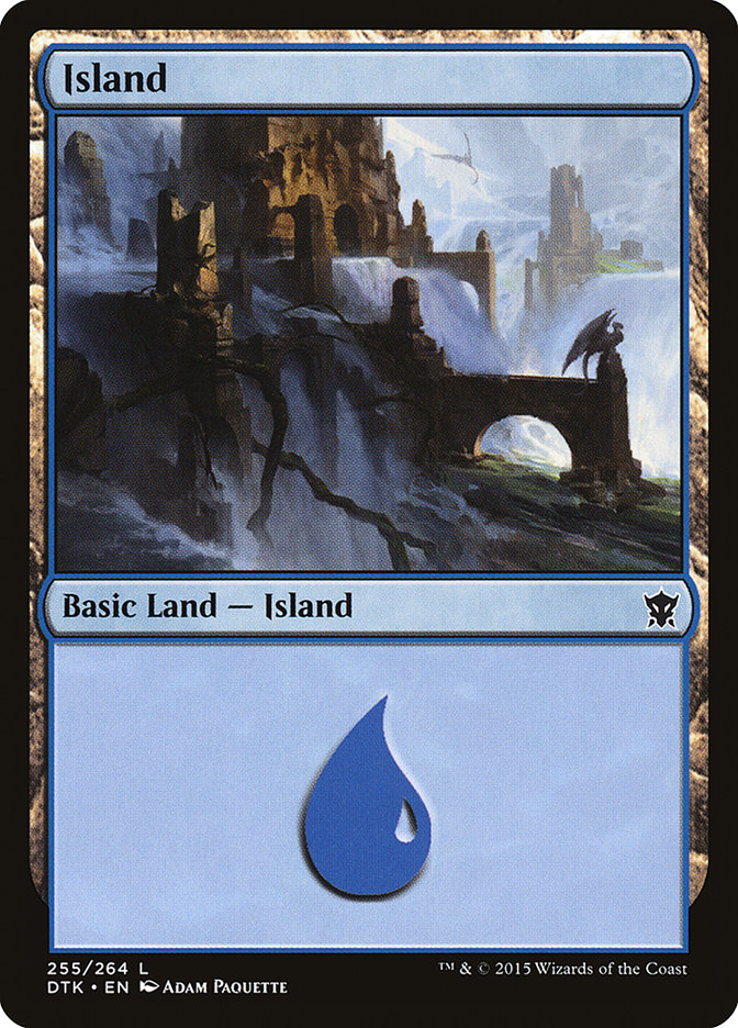 Island (#255) [Dragons of Tarkir]