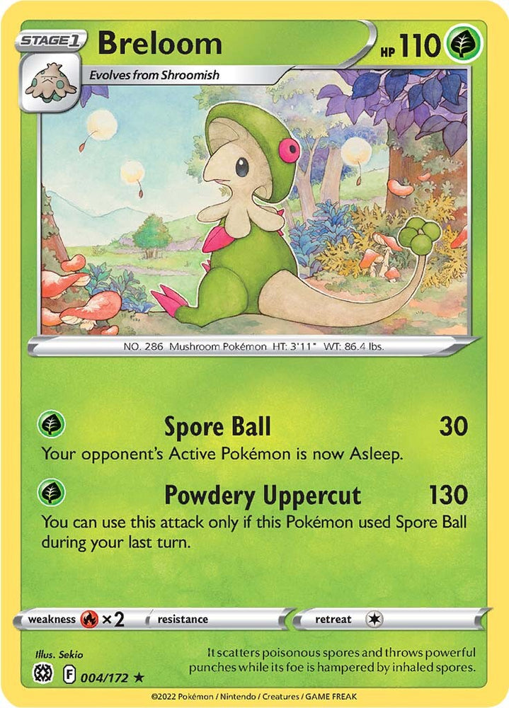 Breloom (004/172) [Épée et Bouclier : Étoiles Brillantes] 