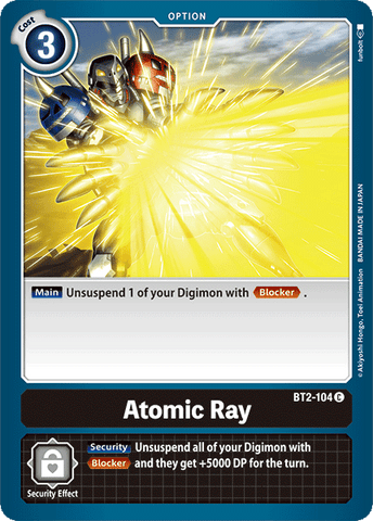Rayo atómico [BT2-104] [Lanzamiento de refuerzo Ver.1.0] 