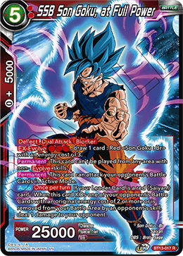 SSB Son Goku, à pleine puissance (rare) [BT13-017] 