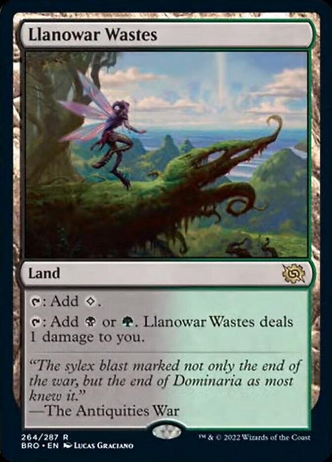 Llanowar Wastes [La Guerra de los Hermanos] 