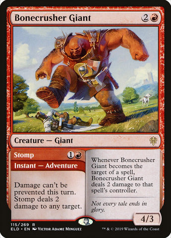 Bonecrusher Giant // Stomp [Trône d'Eldraine] 