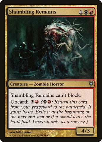 Shambling Remains [Duel Decks: Sorin contre Tibalt]