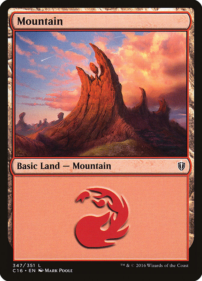 Mountain (#347) [Commander 2016]