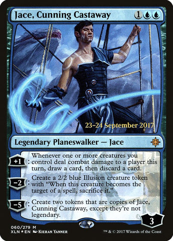 Jace, Cunning Castaway  (Prerelease) [Ixalan Prerelease Promos]