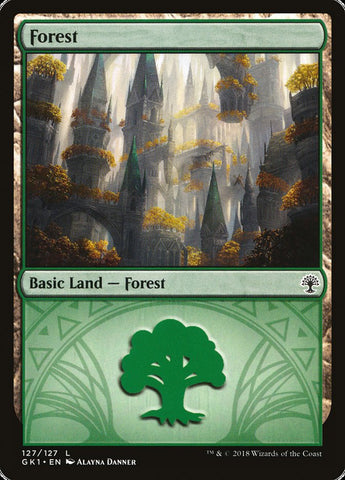 Forest (#127) [Guilds of Ravnica Guild Kit]