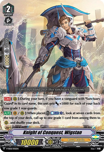 Knight of Conquest, Wigstan (V-SS06/002EN) [Valiant Sanctuary]