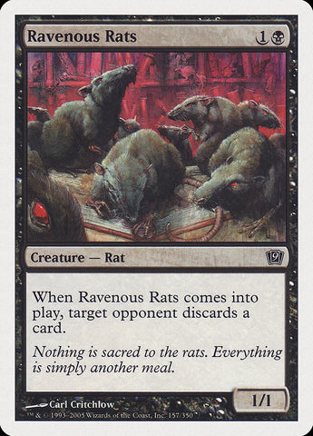 Ratas voraces [novena edición] 