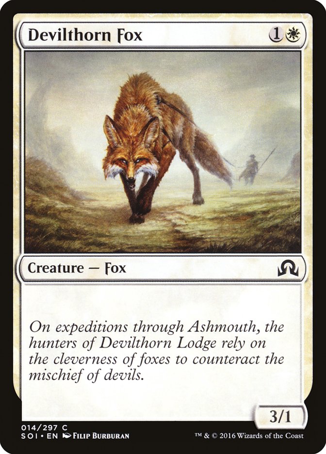 Devilthorn Fox [Ombres sur Innistrad] 