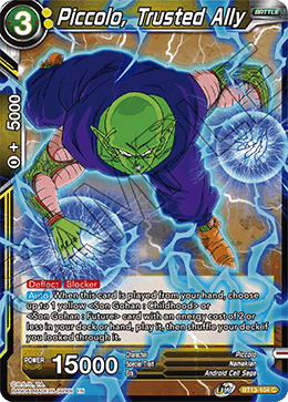 Piccolo, Trusted Ally (Common) [BT13-104]