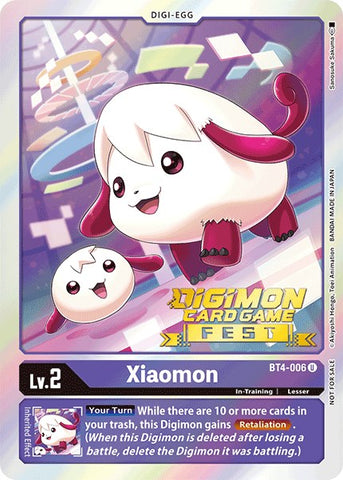 Xiaomon [BT4-006] (Digimon Card Game Fest 2022) [Great Legend Promos]