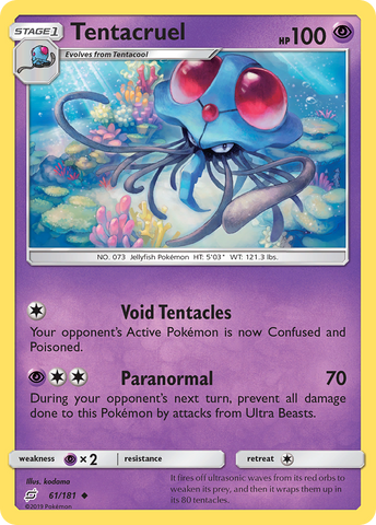 Tentacruel (61/181) [Sol y Luna: Forma equipo] 