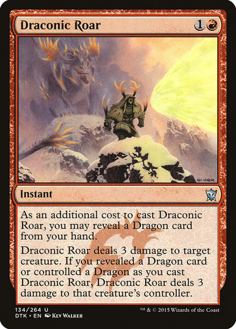 Rugissement draconique [Dragons de Tarkir] 