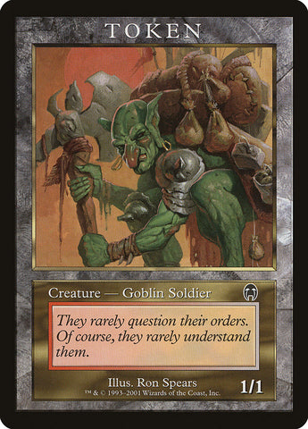 Goblin Soldier [Magic Player Rewards 2001]