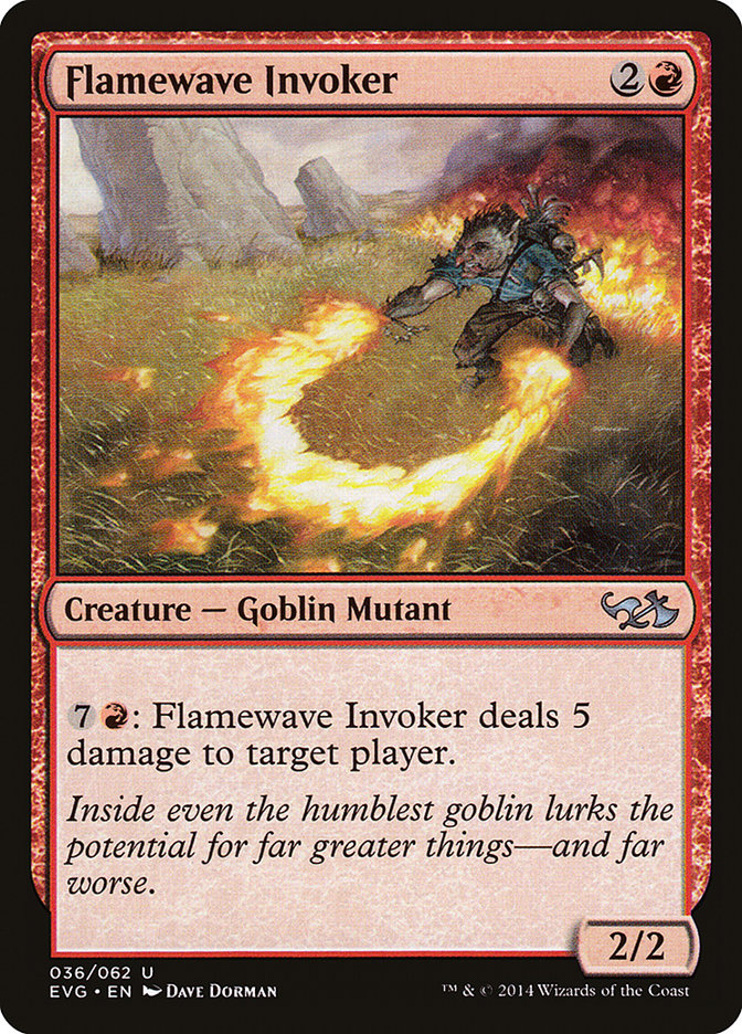 Flamewave Invoker (Elfes contre Gobelins) [Duel Decks Anthology] 