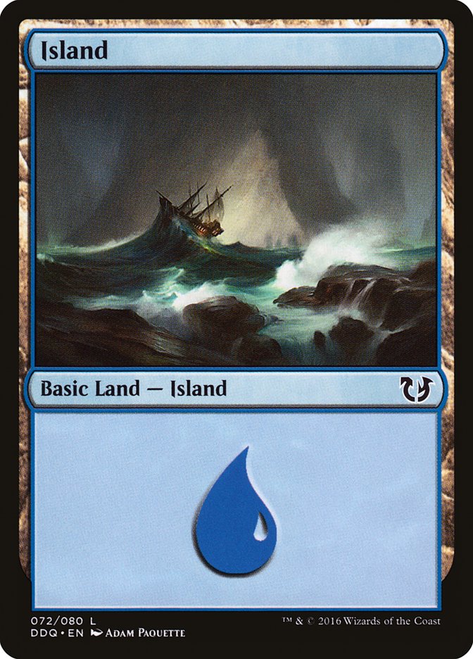 Island (#72) [Duel Decks: Blessed vs. Cursed]