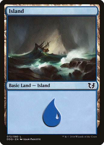 Island (#72) [Duel Decks: Bendito vs. Maldito] 