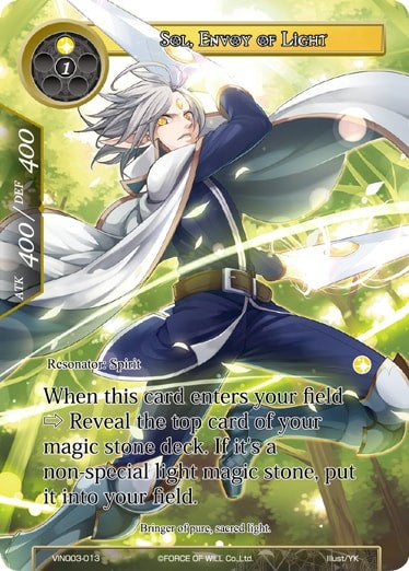 Sol, Envoy of Light (VIN003-013) [Vingolf 3: Ruler All Stars]