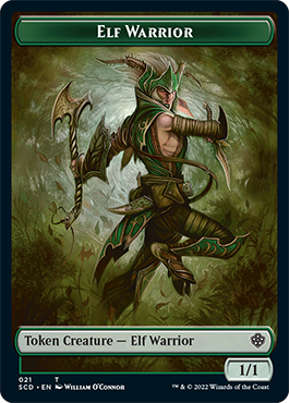 Elf Warrior // Cat Beast Ficha de doble cara [Barajas de comandante de inicio] 