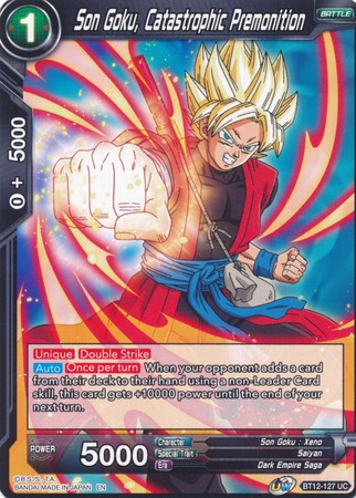 Son Goku, prémonition catastrophique [BT12-127]