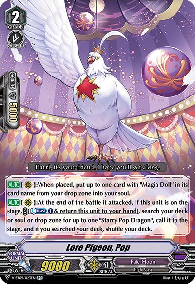 Lore Pigeon, Pop (V-BT09/023EN) [Butterfly d'Moonlight]