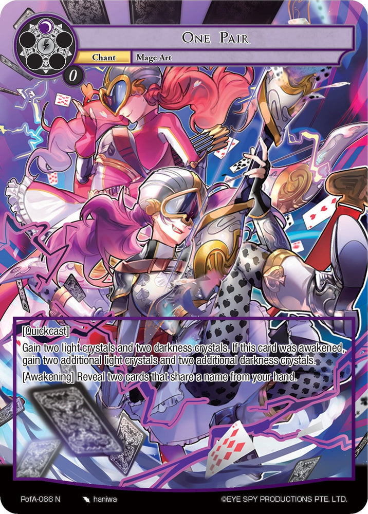 One Pair (Full Art) (PofA-066) [Alice Origin IV: Prologue of Attoractia]