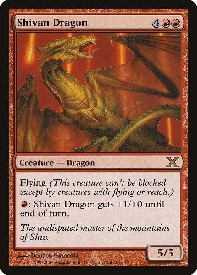 Shivan Dragon [Dixième édition] 