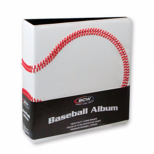 3 in. Album - Baseball Collectors Album - Premium White