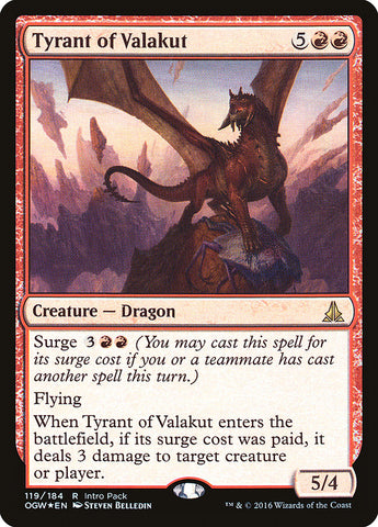 Tyran of Valakut (Pack d'introduction) [Promotions du Serment des Sentinelles] 