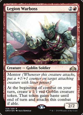 Legion Warboss  (Prerelease) [Guilds of Ravnica Prerelease Promos]