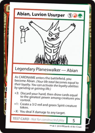 Abian, Luvion Usurper (Édition 2021) [Mystery Booster Playtest Cards] 