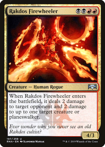 Rueda de fuego de Rakdos [Lealtad de Rávnica]