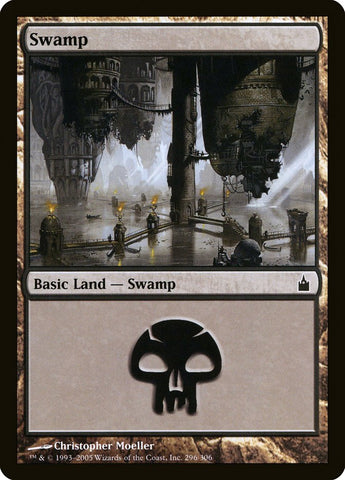 Swamp (#296) [Ravnica: City of Guilds]