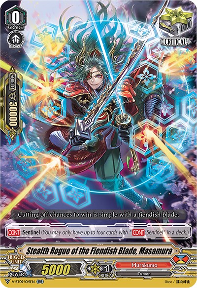 Stealth Rogue of the Fiendish Blade, Masamura (V-BT09/019EN) [Butterfly d'Moonlight]