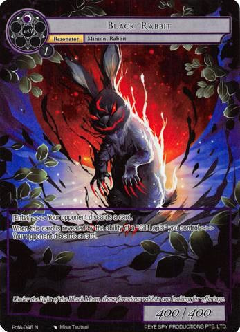 Black Rabbit (Full Art) (PofA-046) [Alice Origin IV: Prologue of Attoractia]