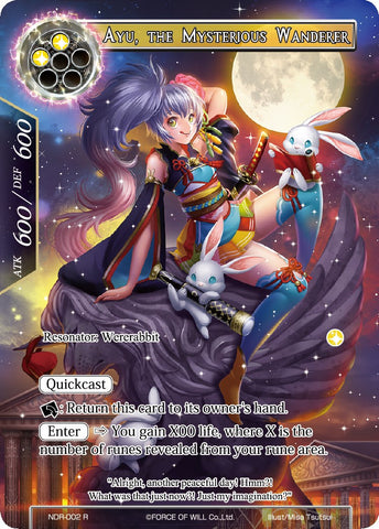 Ayu, the Mysterious Wanderer (Full Art) (NDR-002) [New Dawn Rises]