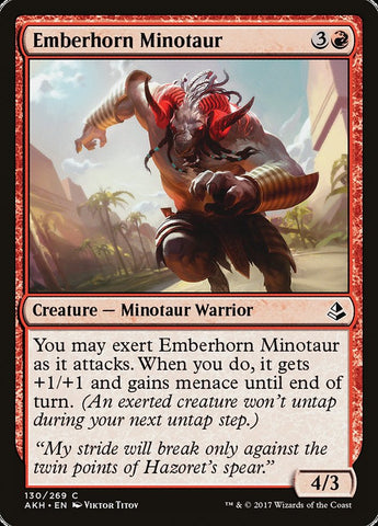 Emberhorn Minotaur [Amonkhet]