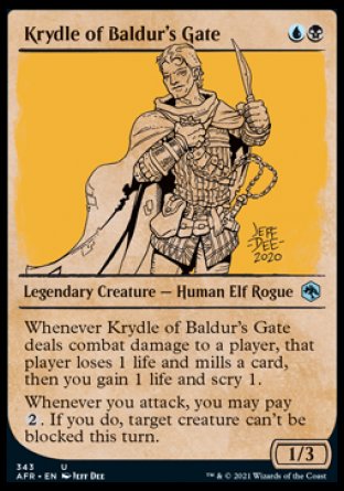 Krydle of Baldur's Gate (Vitrine) [Donjons &amp; Dragons : Aventures dans les Royaumes Oubliés] 