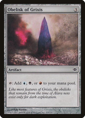 Obelisco de Grixis [Fragmentos de Alara] 