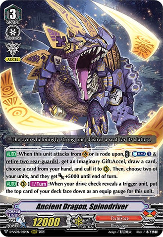 Ancient Dragon, Spinodriver (D-VS02/029EN) [V Clan Collection Vol.2]