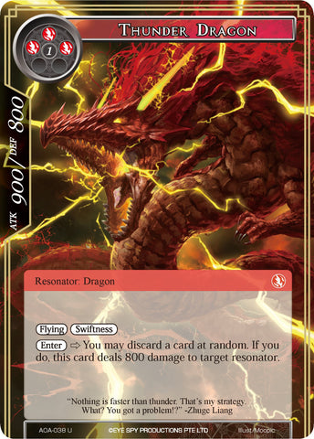 Thunder Dragon (AOA-038) [Awakening of the Ancients]