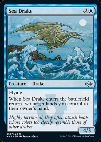 Sea Drake (feuille gravée) [Modern Horizons 2] 