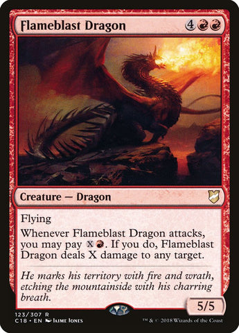 Dragon Flameblast [Commandant 2018] 